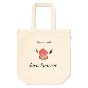 Java　Sparrow　正面顔トートバッグ