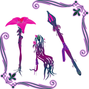 Dryad Dance staff / ドリアードダンススタッフ