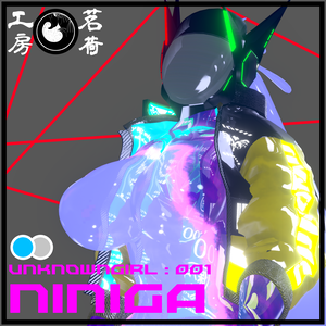 【VRChat想定】UnknownGirl : 001 NiNigA