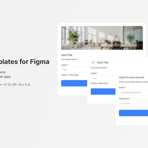 Web UI Card Templates for Figma