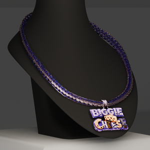 Biggie Cheese Pendant And Chain (RIGGED) (50% OFF)