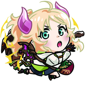 【キーホルダー】白の聖女エクレシア　絵違いver