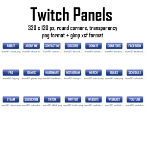 Twitch Panel Set