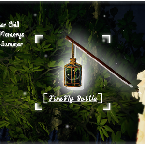 【Free VRC Model】Firefly Bottle 夜中の光蛍ビン