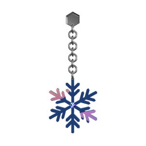 雪の結晶ピアス