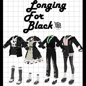 ［Vroid用］Longing for Black