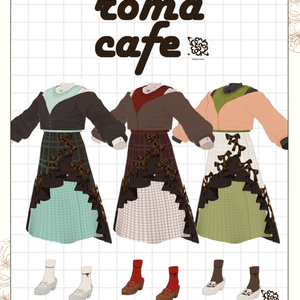 ［Vroid用］🌸春浪漫☕：甘実セット