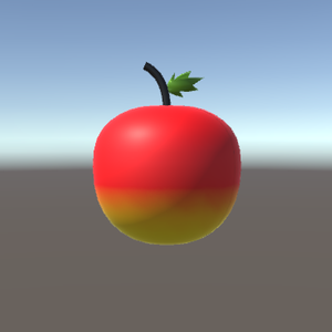 リンゴ【3D素材】