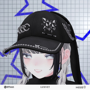 🐰 Bunny Cap（バニーキャップ）| テックウェア ベースボールキャップ | フルRGB対応 | PhysBones・シェイプキー搭載 | lilToon・Modular Avatar対応 缩略图 10
