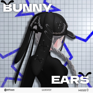 🐰 Bunny Cap（バニーキャップ）| テックウェア ベースボールキャップ | フルRGB対応 | PhysBones・シェイプキー搭載 | lilToon・Modular Avatar対応 缩略图 5