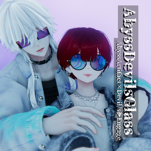 【VRChat】AbyssDevilGlass/オリジナル3Dアクセサリー #DVLS_E