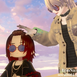 【VRChat】AbyssDevilGlass/オリジナル3Dアクセサリー #DVLS_E 缩略图 11