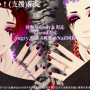 【VRChat】EmotionsClown Angry＆Sad/珍飯亭アバター専用フェイスペイント #DVLS_E 缩略图 6