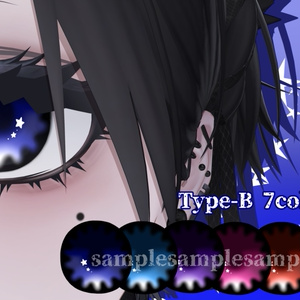 【VRChat】泣き虫の夜の子守唄/泣夜＆ラシューシャ専用アイテクスチャ #DVLS_E 缩略图 3