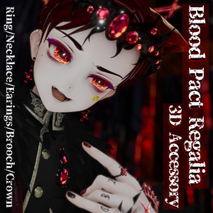 【VRChat】Blood Pact Regalia/3Dアクセサリー #DVLS_E