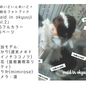 メイドさんのお給仕フォトブック「maid in okyuuji vol.2」