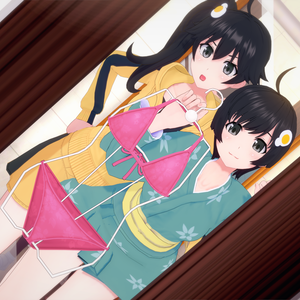 [Koikatsu] [Set] Monogatari (series) - Araragi Karen, Araragi Tsukihi / 〈物語〉シリーズ -  阿良々木 火憐, 阿良々木 月火