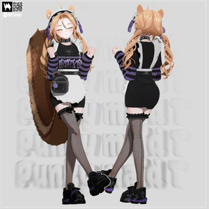 【6アバター対応】 💜パンクメイドT 💜 Punky maid T💜 缩略图 8