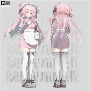 【6アバター対応】 💜パンクメイドT 💜 Punky maid T💜 缩略图 6