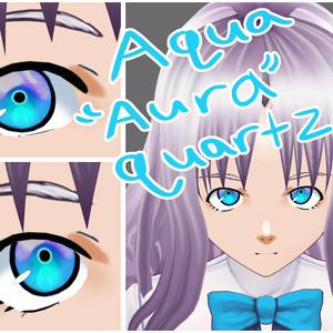 FREE: Aqua "Aura" Quartz [[Iris Texture]]