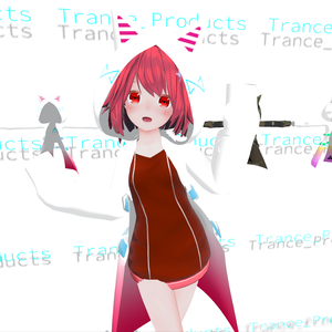 【VRchat向け】猫ハカセ【3Dモデル】