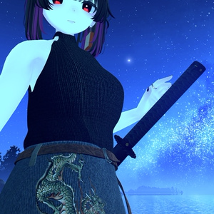 【VRChat】平家物語絵巻　緒環の事-大蛇-【デカールテクスチャ】 缩略图 2