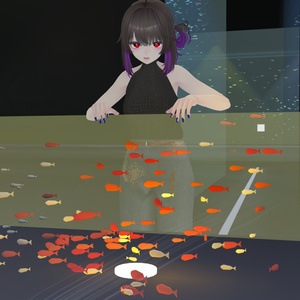 【超リアル水槽ギミック】FUKA Aquarium ～GPU魚群システム for VRChat～ 缩略图 2