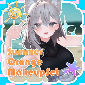 Summer Orenge Makeup🌅【7Avater対応メイクテクスチャ】