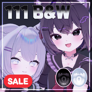 🔥SALE🔥∣🖤111 B&W🤍 Eye Texture【45 Avatars】#PITShop3D