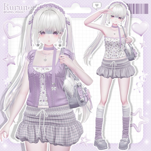 [18アバター対応] Girly Edit | Balletcore Casual Outfit 🎀 缩略图 14
