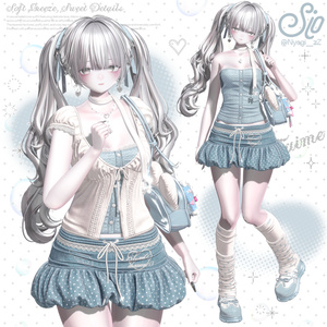 [18アバター対応] Girly Edit | Balletcore Casual Outfit 🎀 缩略图 4