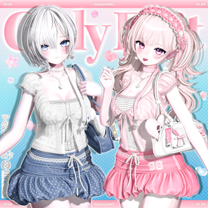 [18アバター対応] Girly Edit | Balletcore Casual Outfit 🎀
