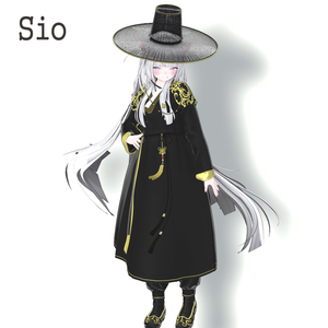 靑雲 (hanbok)『 9 アバター対応 』+ Sio