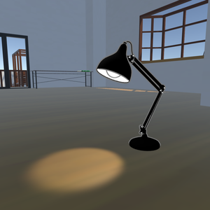 【VRChat向け販売3Dモデル】スタンドランプ