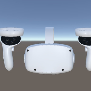 【VRChat向け販売3Dモデル】「Oculus Quest2」