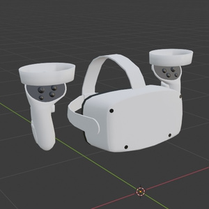 【VRChat向け販売3Dモデル】「Oculus Quest2」 缩略图 7