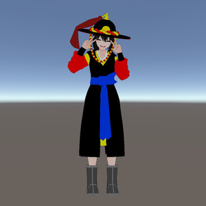 【VRChat向け販売3Dモデル】【レナ_サトウ服】ハンボック
