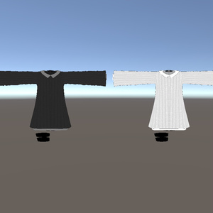 【VRChat向け販売3Dモデル】「カーラーセーター」2種類カラー