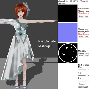【無料】マットキャップテクスチャセット＋α【Unity・Blender・TC Script想定】