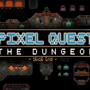 「2Dピクセルクエスト Vol.1 - ダンジョン」 / 2D Pixel Quest Vol.1-The Dungeon