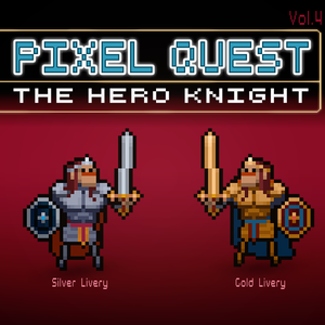 2Dピクセルクエスト Vol.4 - ヒーローナイト  -  2D Pixel Quest Vol.4 - The Hero Knight