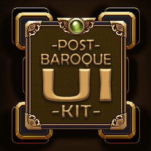 後期バロック風 UI/GUI キット - Post-Baroque UI/GUI Kit