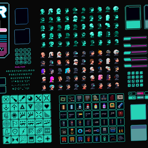 サイバーピクセル：UI/GUIキット - Cyber Pixel: UI/GUI Kit