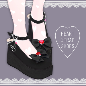 Heart Strap Shoes【VRC想定】