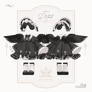 🖤Dolly Nightmare🖤 【まめふれんず対応衣装】 缩略图 3