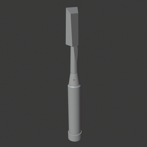 1/1 鑿（ノミ）3Dプリンター用stlデータ