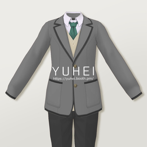 【VRoid】ブレザー制服セット（女子用/男子用）|School uniform set [blazer] (for girls&boys)【VRoid β & stable ver.】
