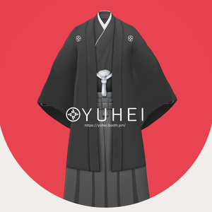 【VRoid】男性和装セット|Men's kimono set【VRoid β & stable ver.】