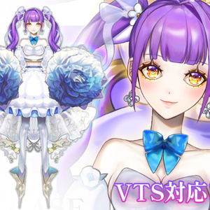 【Live2D汎用モデル】FLOWER DOLL 背中のぜんまいが回るドール風女の子 [Live2D Generic Model]