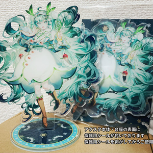 ホロ加工缶バッジA＜asteroid：初音ミク＞ - Rella Artworks / 不安定+